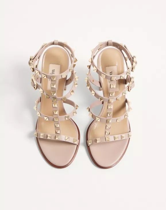 Valentino Rockstud Ankle Strap Sandal 90 Mm - Image 5